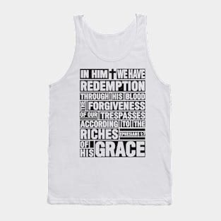 Ephesians 1:7 Redemption Tank Top